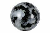 .9" Polished Rainbow Moonstone Sphere  - Photo 2